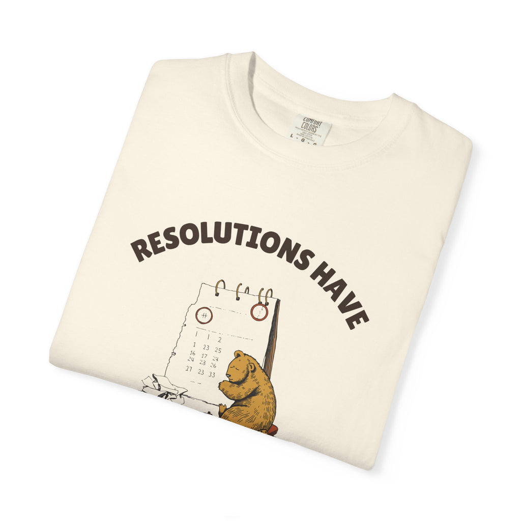 New Year's Eve Shirt - Resolutions Have a Two Day Warranty Tee