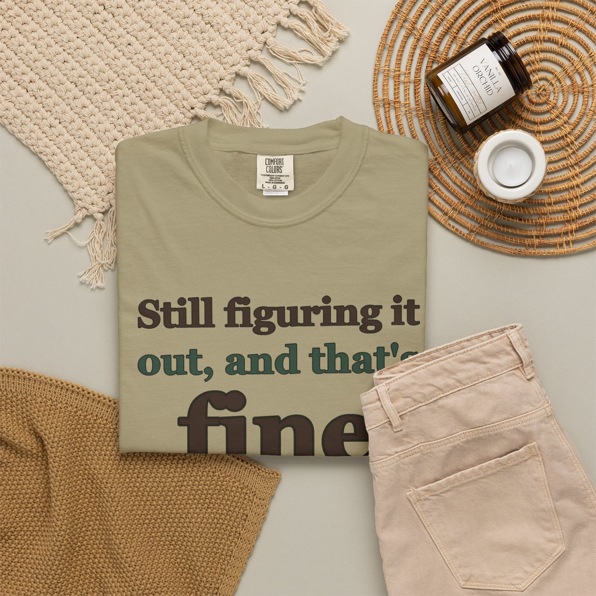 Mental Health Gift Shirt - Still Figuring It out and That's Fine