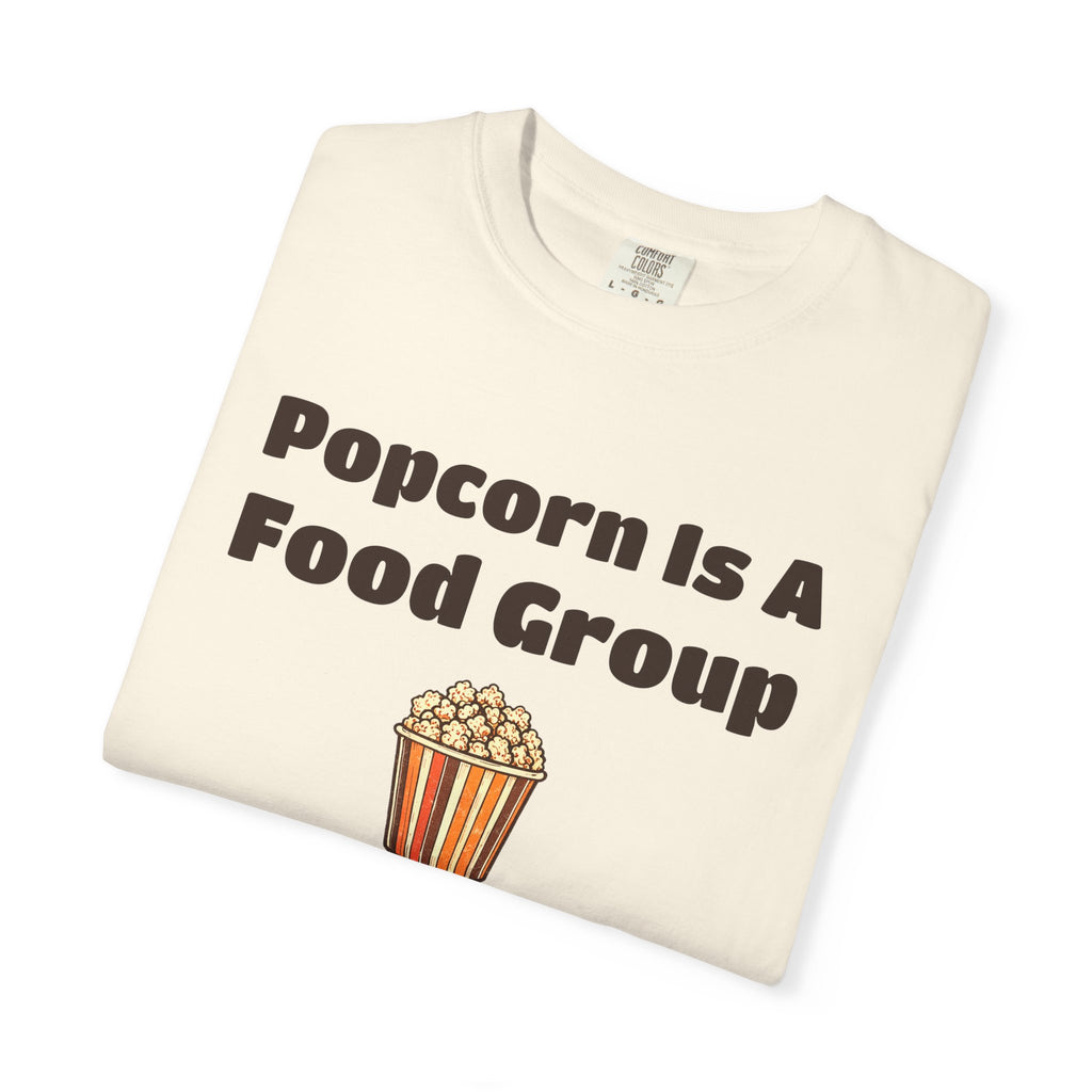 Snack Lover Shirt - Popcorn is a Food Group Tee