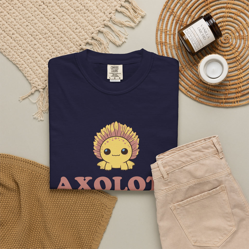 Axolotl Owner Shirt - Axolotl Head Empty Water Puppy Tee