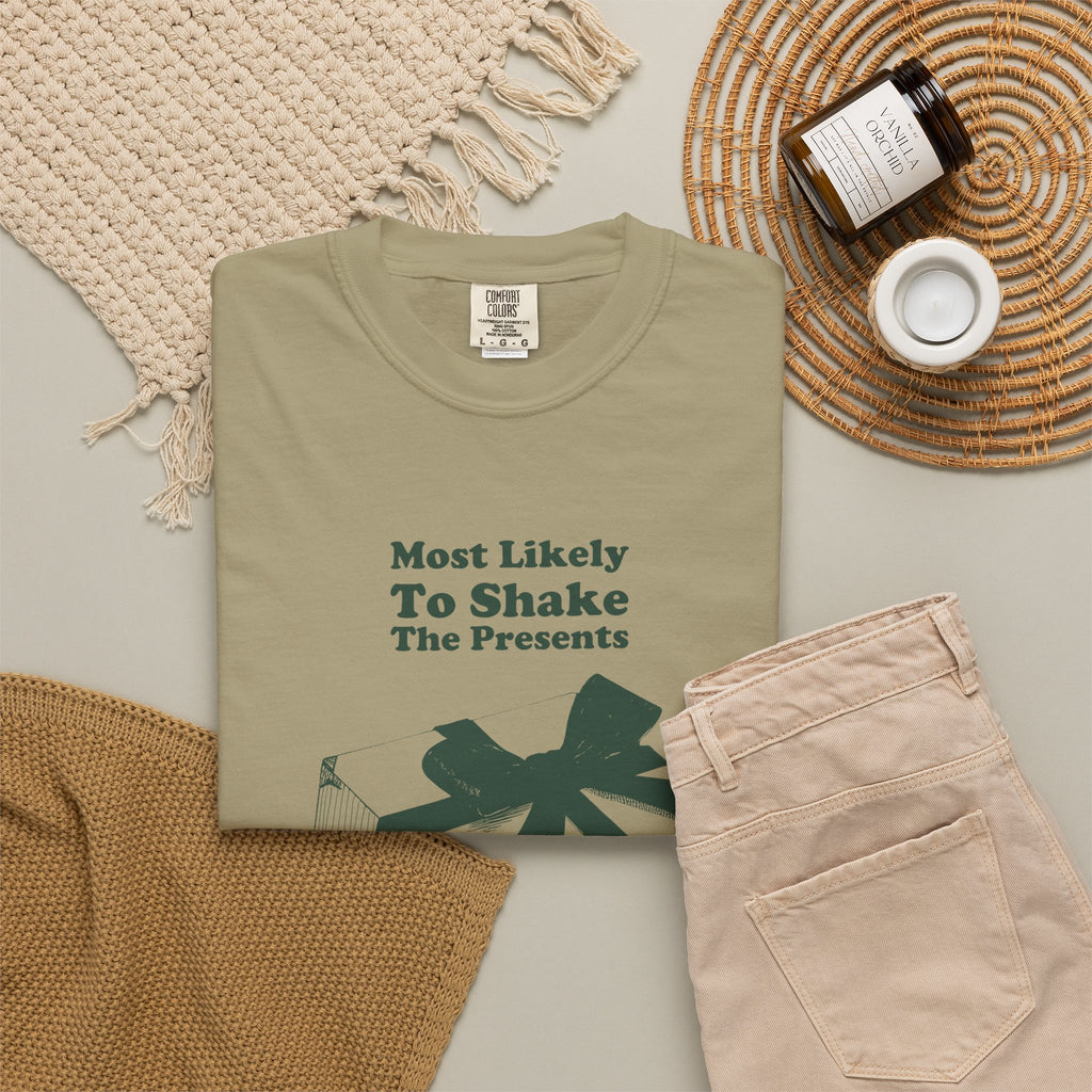 Family Christmas Shirt - Most Likely to Shake the Presents Tee