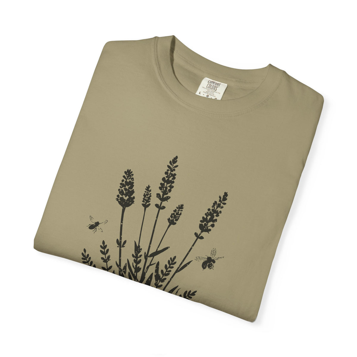 Lavender and Bees Shirt Home Gardener Summer Tee