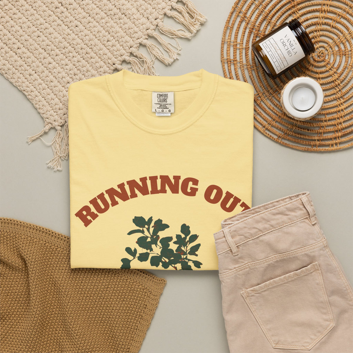 Funny Herb Gardener Shirt - Running Out of Thyme Pun Tee for Gardeners