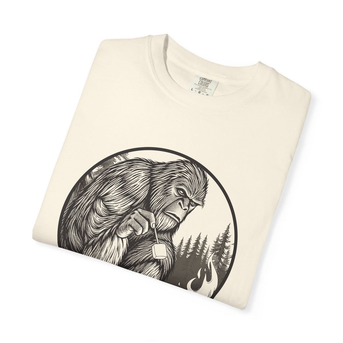 Bigfoot Camping Shirt - Campfire Myth Tee