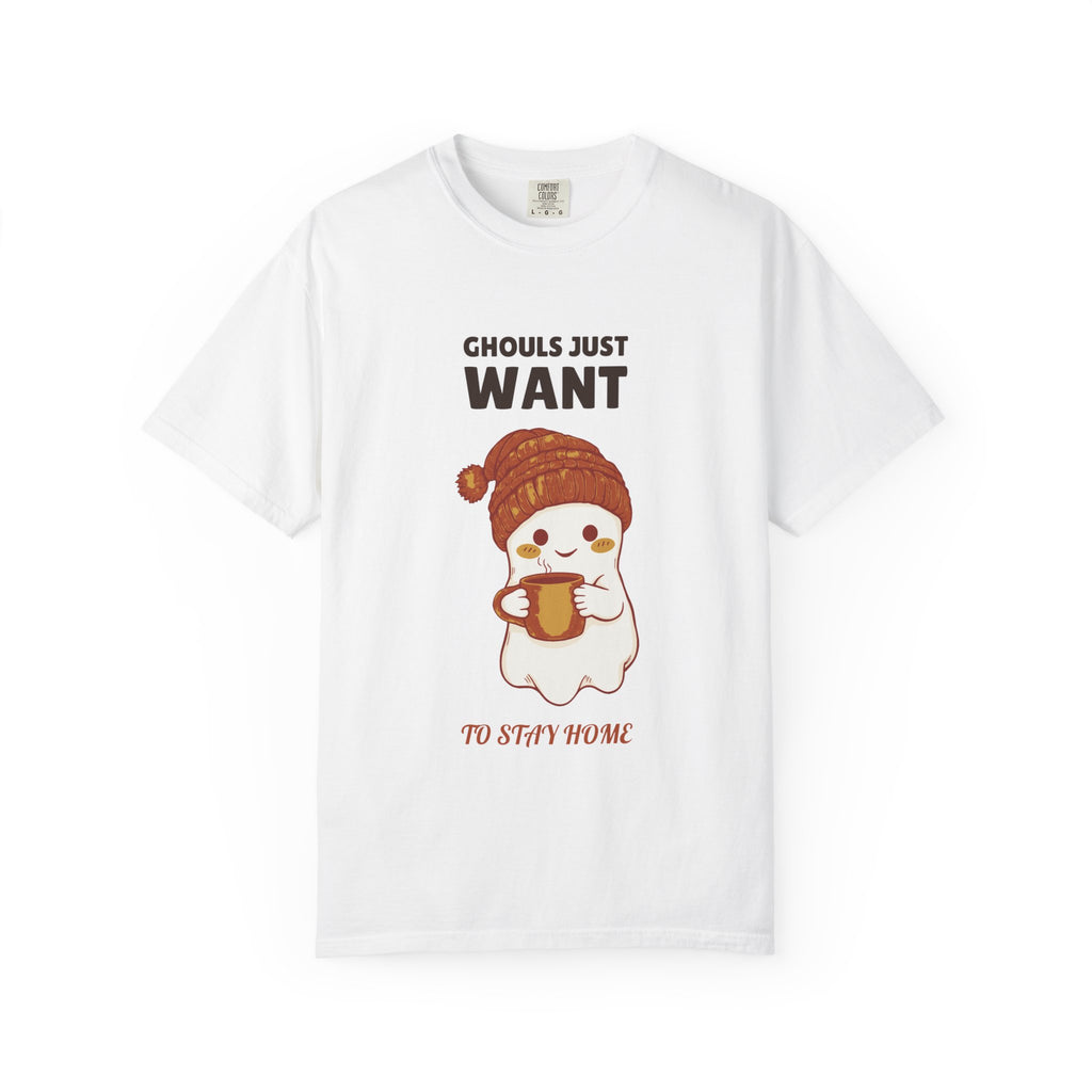 Homebody Halloween Shirt - Ghouls Just Want to Stay Home Tee
