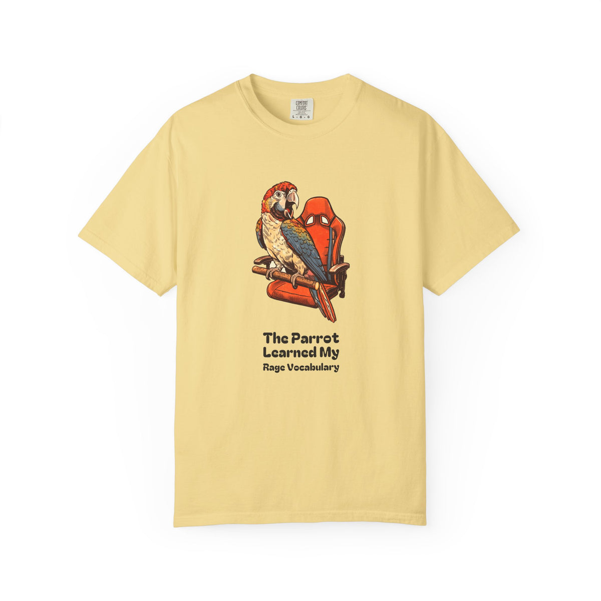 Parrot Owner Shirt - The Parrot Learned My Rage Vocabulary Tee