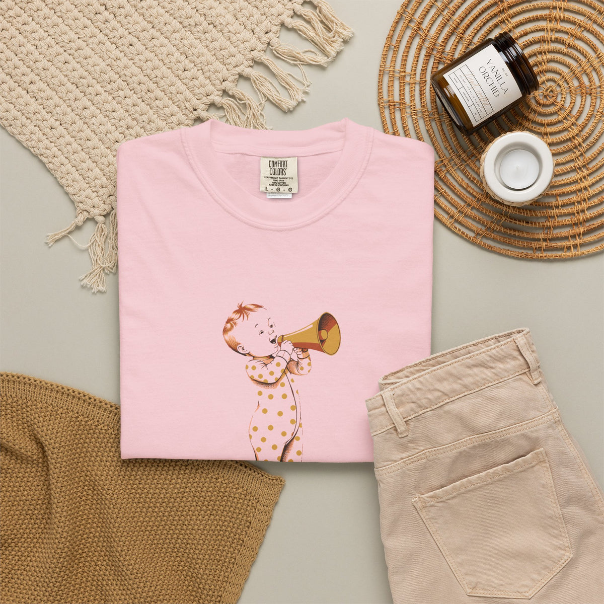 New Grandparent Gift Shirt - Baby Talk It's a Lot of Noise Tee