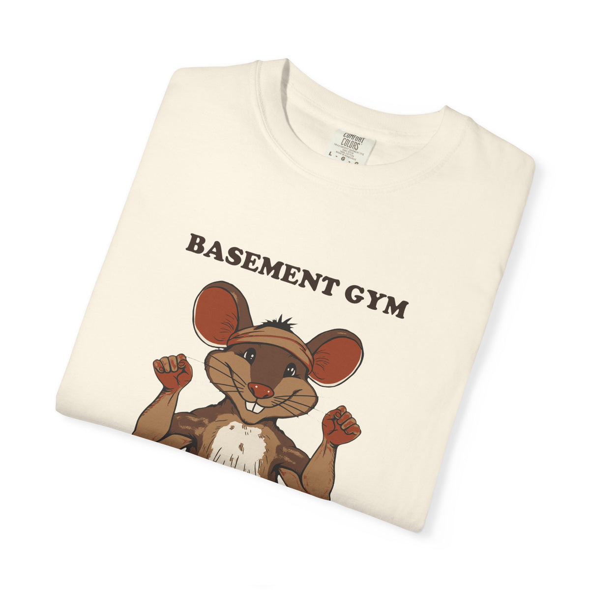Gym Shirt - Basement Gym Chalk Dust And Barbell Rust Tee