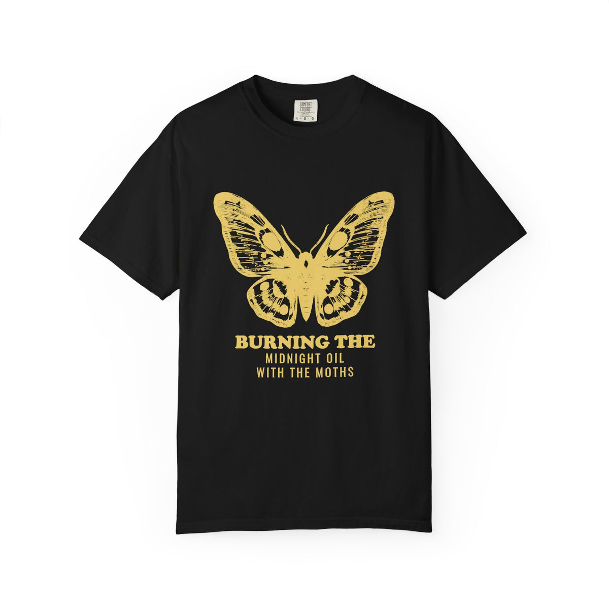 Night Owl Gift Shirt - Burning the Midnight Oil with the Moths Tee