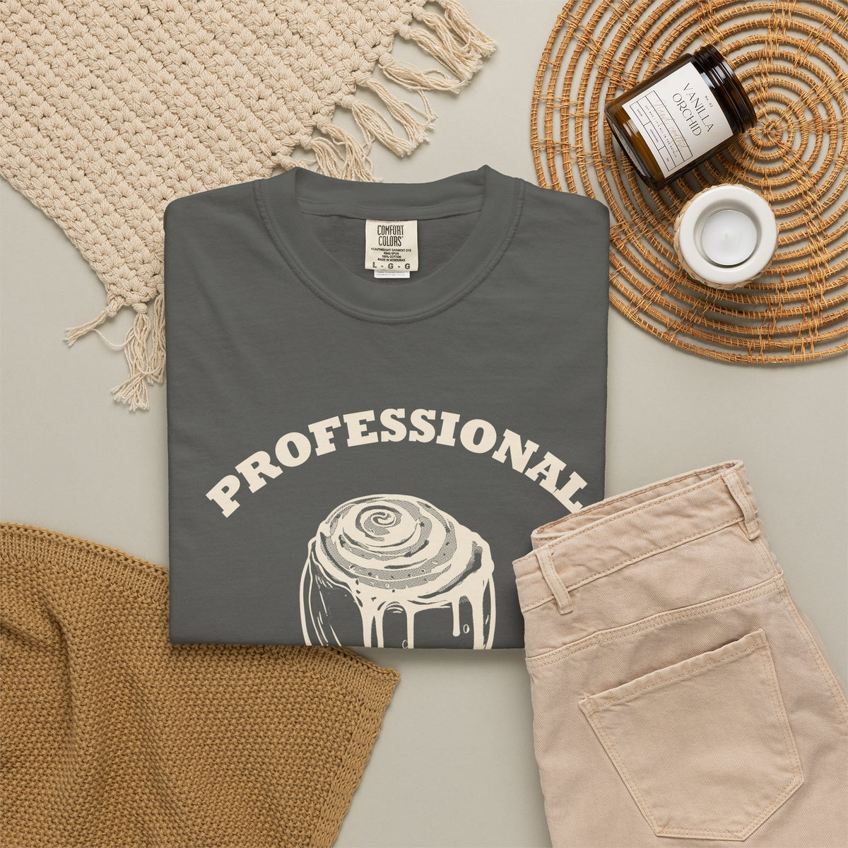 Funny Cinnamon Roll Lover Shirt - Professional Cinnamon Roll Consumer