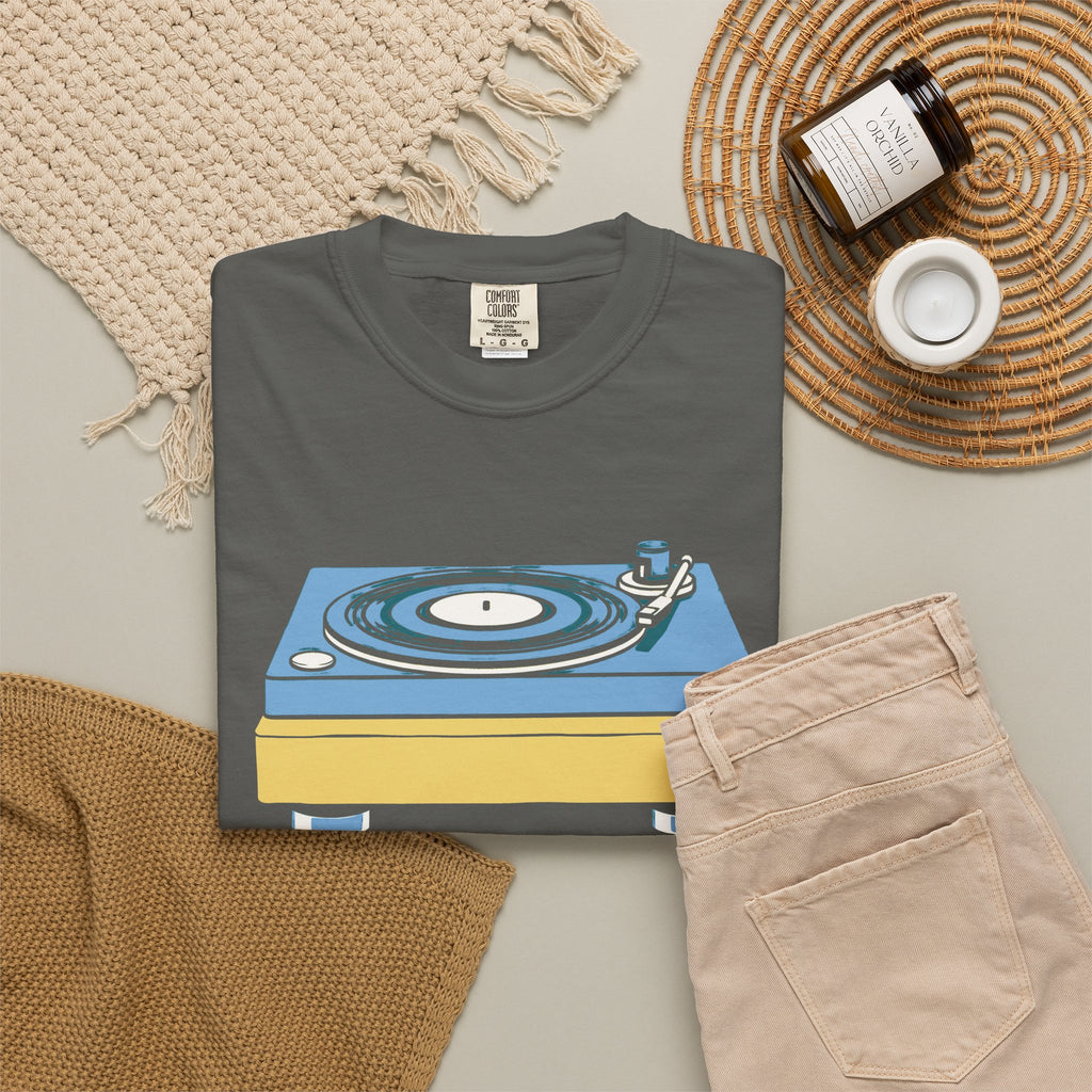 Vinyl Record Shirt - Spin Cycle Record Player Tee for Music Lover