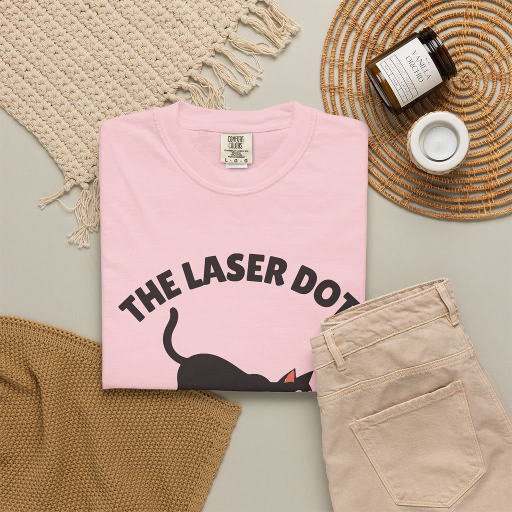 Black Cat Owner Shirt - The Laser Dot Always Wins Tee