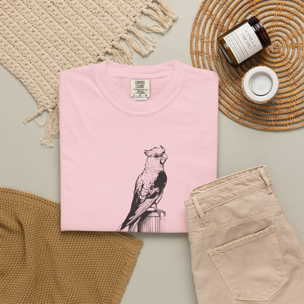 Funny Cockatiels Don't Whisper They Announce Shirt Tee