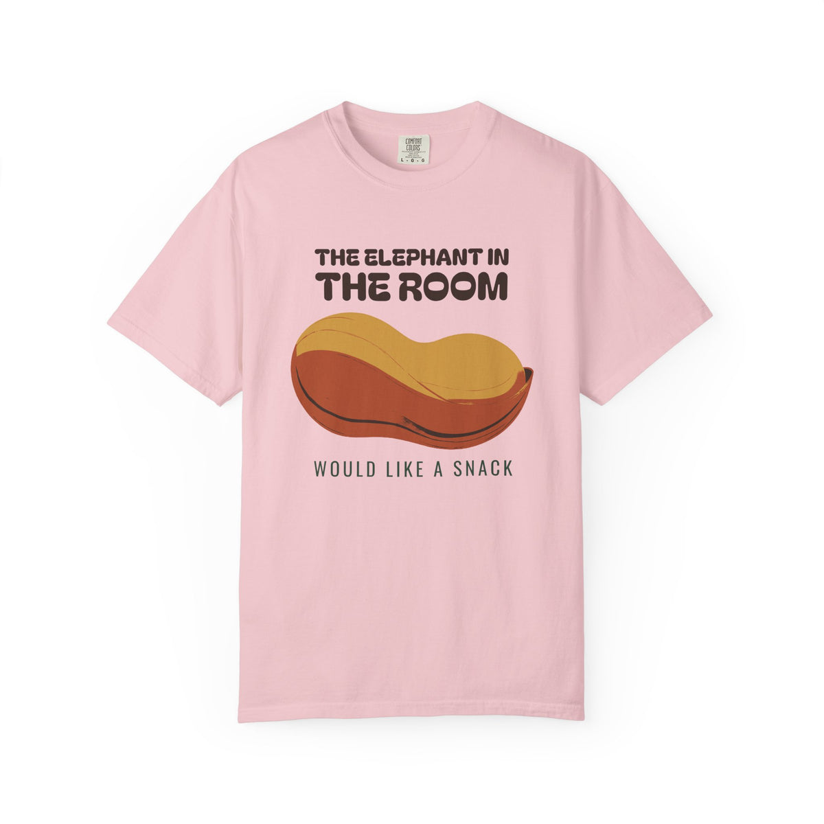 Animal Pun Fan Shirt - The Elephant in the Room Would Like a Snack Tee