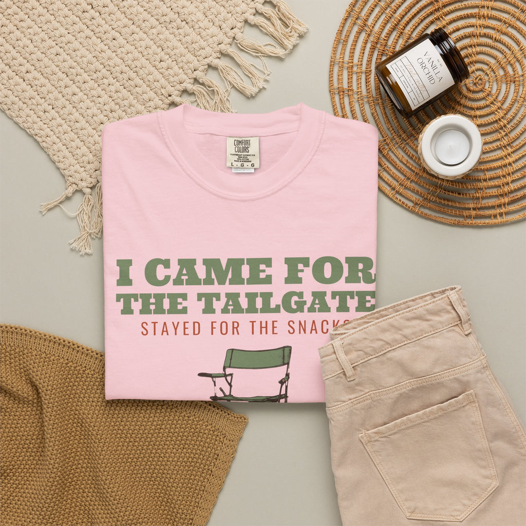 Tailgater Fall Shirt - I Came for the Tailgate Stayed for the Snacks
