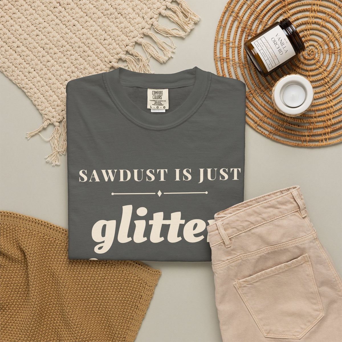 Funny Sawdust is Just Glitter for Men Shirt - Woodworker Dad Gift