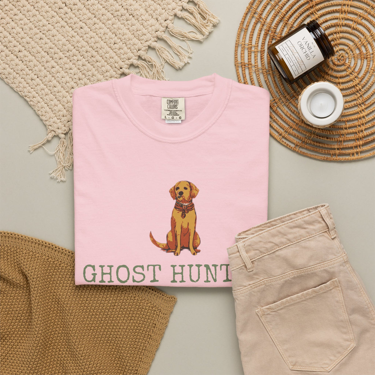 Dog Mom Halloween Shirt - Ghost Hunter Barks at Plastic Bags