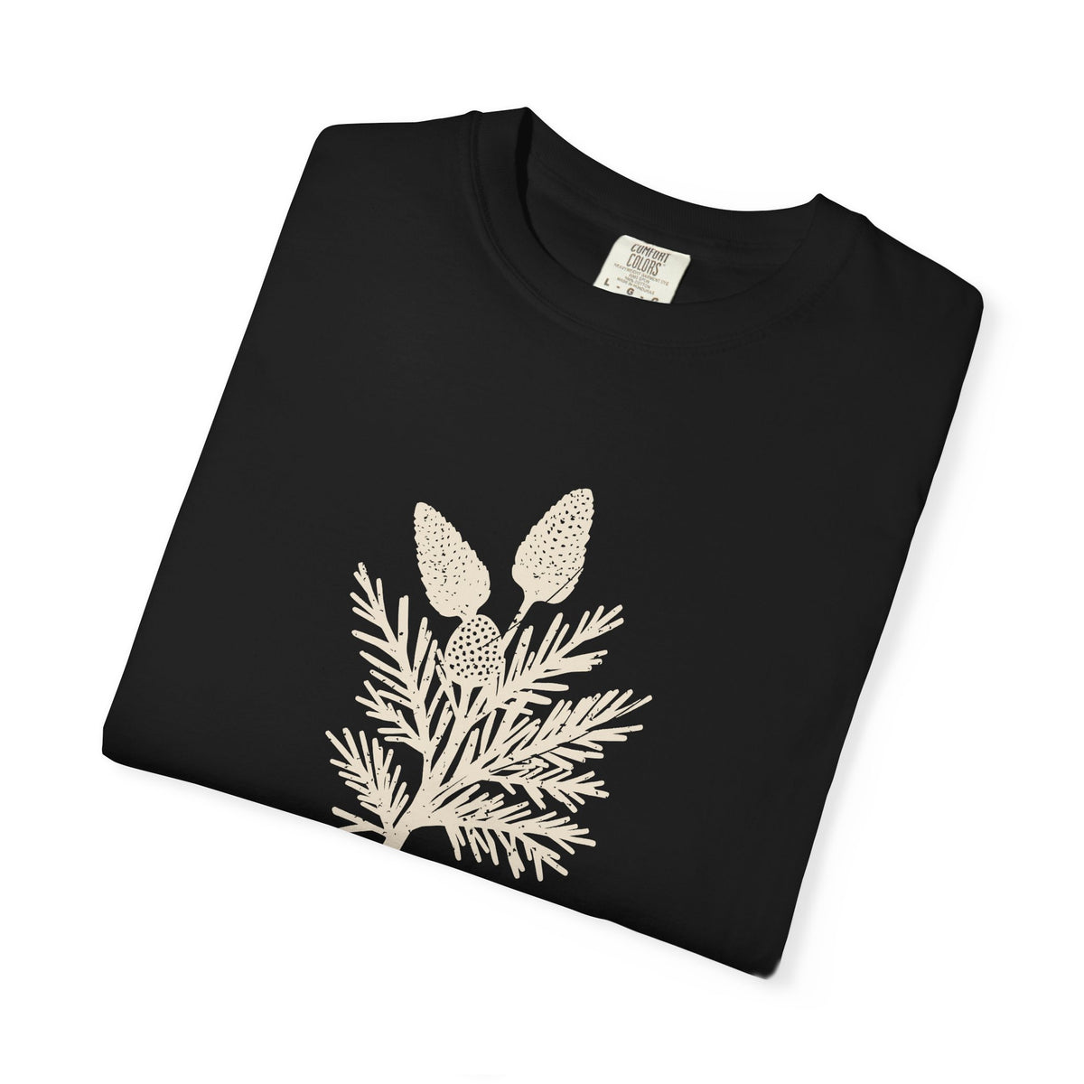 Funny Pine and Cone Shirt - Forest Imagery Winter Gift Tee