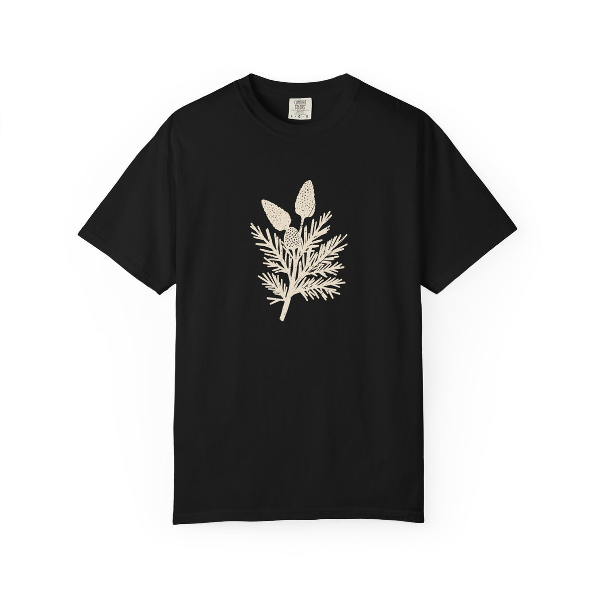 Funny Pine and Cone Shirt - Forest Imagery Winter Gift Tee