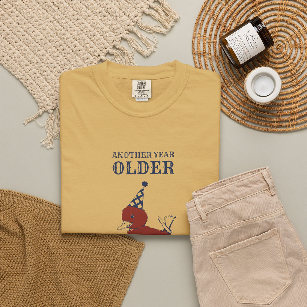 Birthday Gift Shirt - Another Year Older Not a Single Bit Wiser