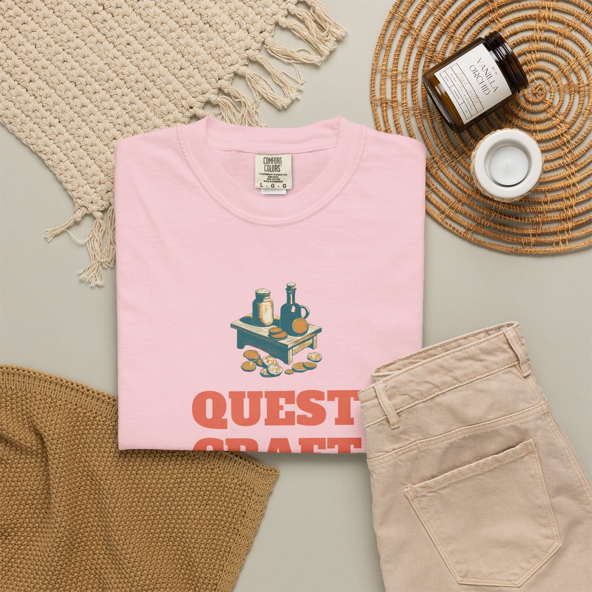 Funny MMO Gamer Shirt - Quest Craft Loot Profit - MMO Gamer Gift