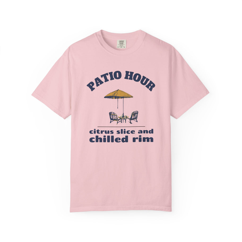 Beach Bar Goers Shirt - Patio Hour Citrus Slice and Chilled Rim Tee