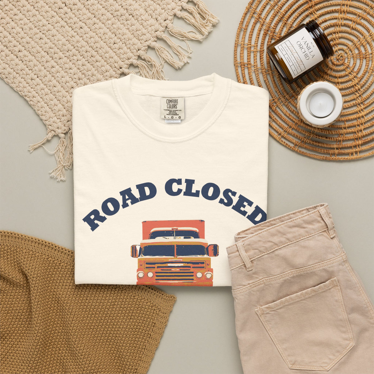 Introvert Gift Shirt - Road Closed Snowed in by Choice Tee
