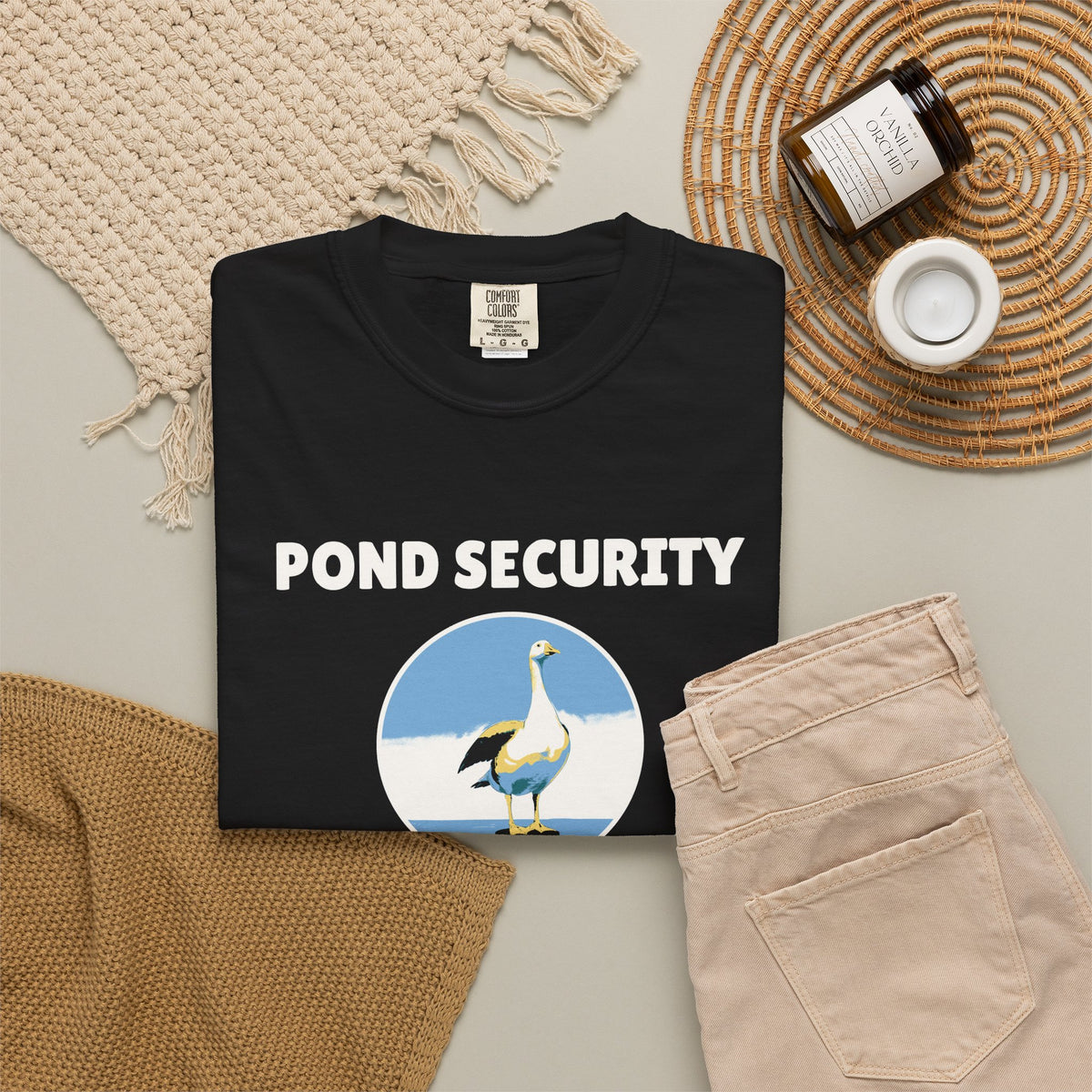Funny Pond Security Trespassers Get the Hiss Shirt Tee