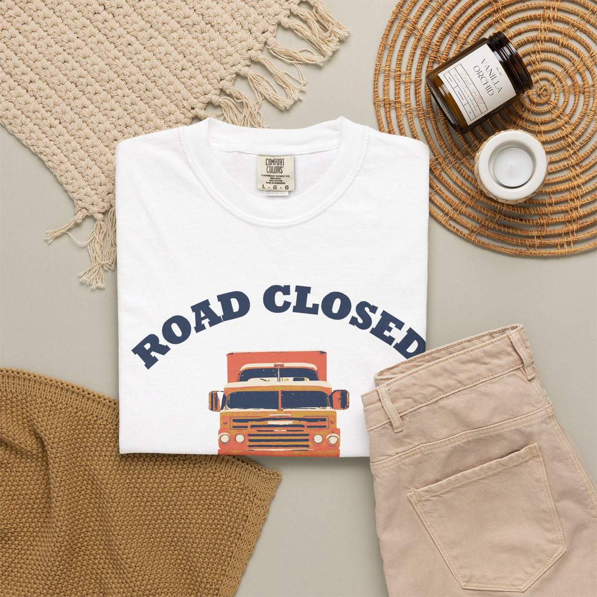 Introvert Gift Shirt - Road Closed Snowed in by Choice Tee