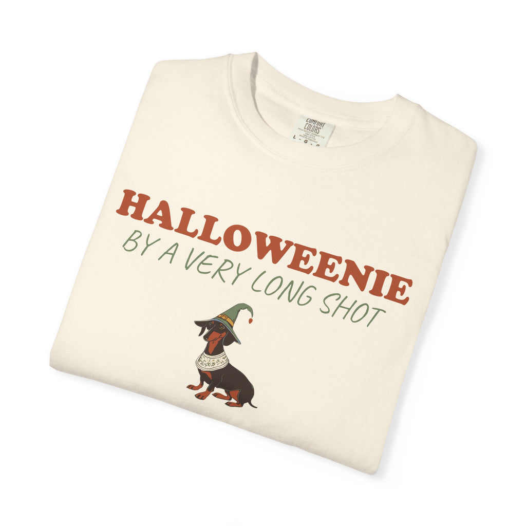 Dachshund Halloween Shirt - Halloweenie by a Very Long Shot Tee