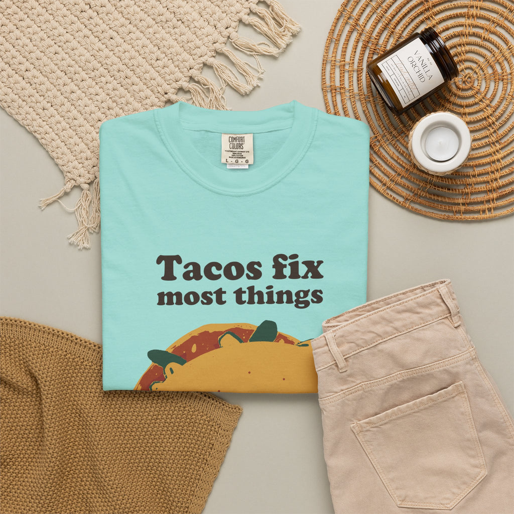Taco Lover Shirt - Tacos Fix Most Things Tee