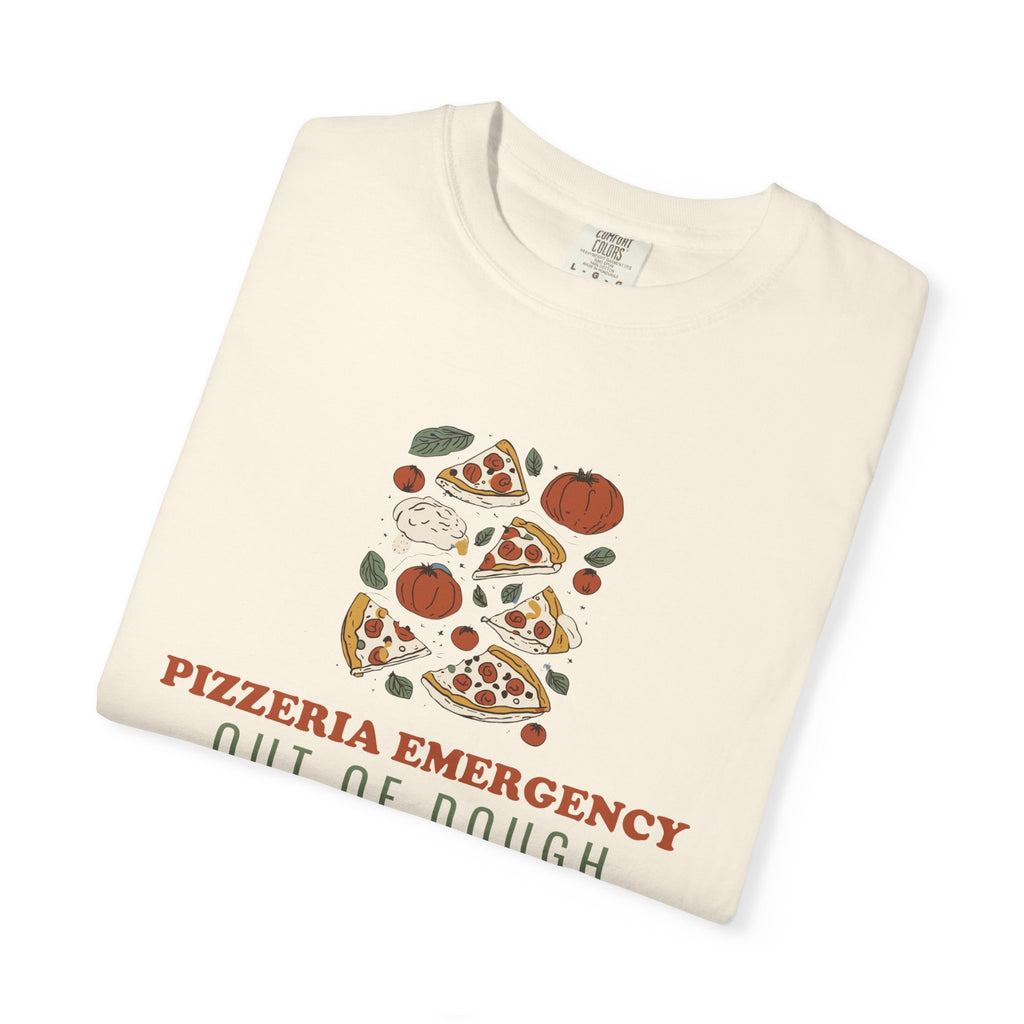 Pizza Lover Shirt - Pizzeria Emergency Out of Dough and Tomatoes Tee