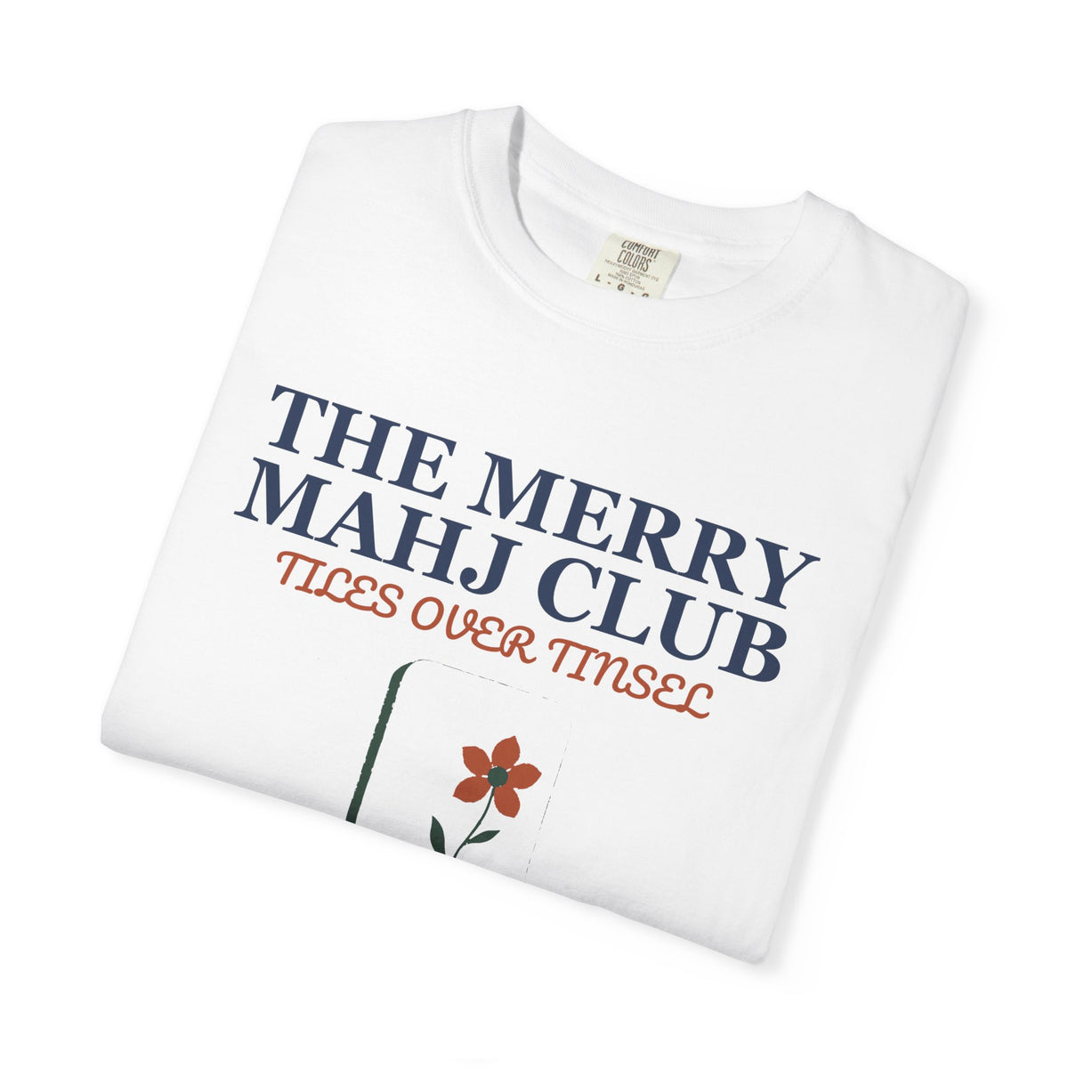 Mahjong Christmas Shirt - The Merry Mahj Club Tiles Over Tinsel