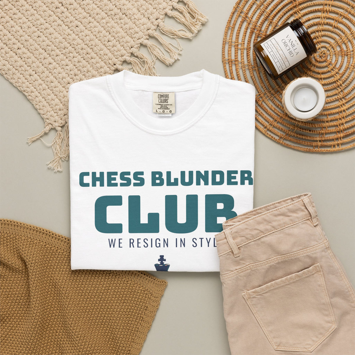 Funny Chess Player Shirt - Chess Blunder Club We Resign in Style