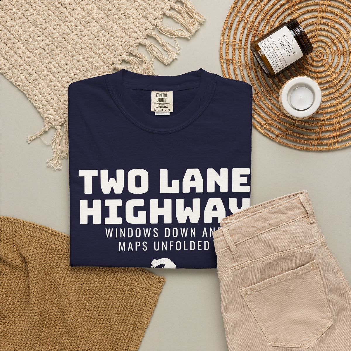 Lover Shirt - Two Lane Highway Windows Down and Maps Unfolded