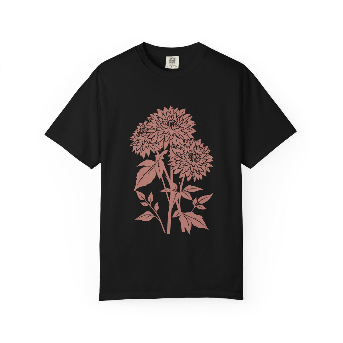 Botanical Illustration Fall Shirt - Dahlia Season Tee
