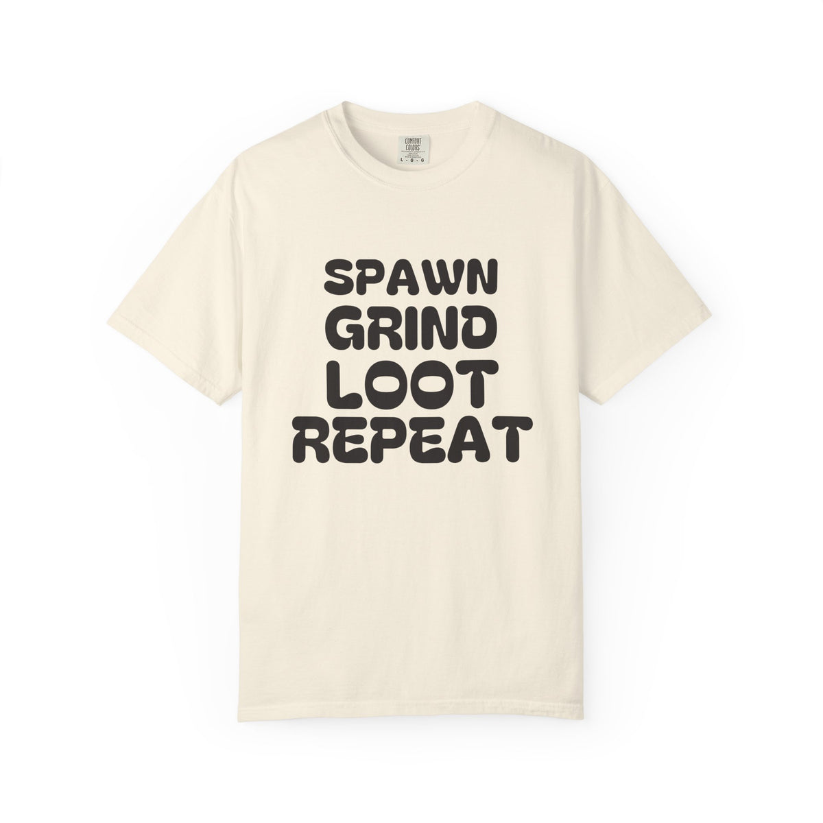 Hardcore Mmo Level Grinder Shirt - Spawn Grind Loot Repeat Tee