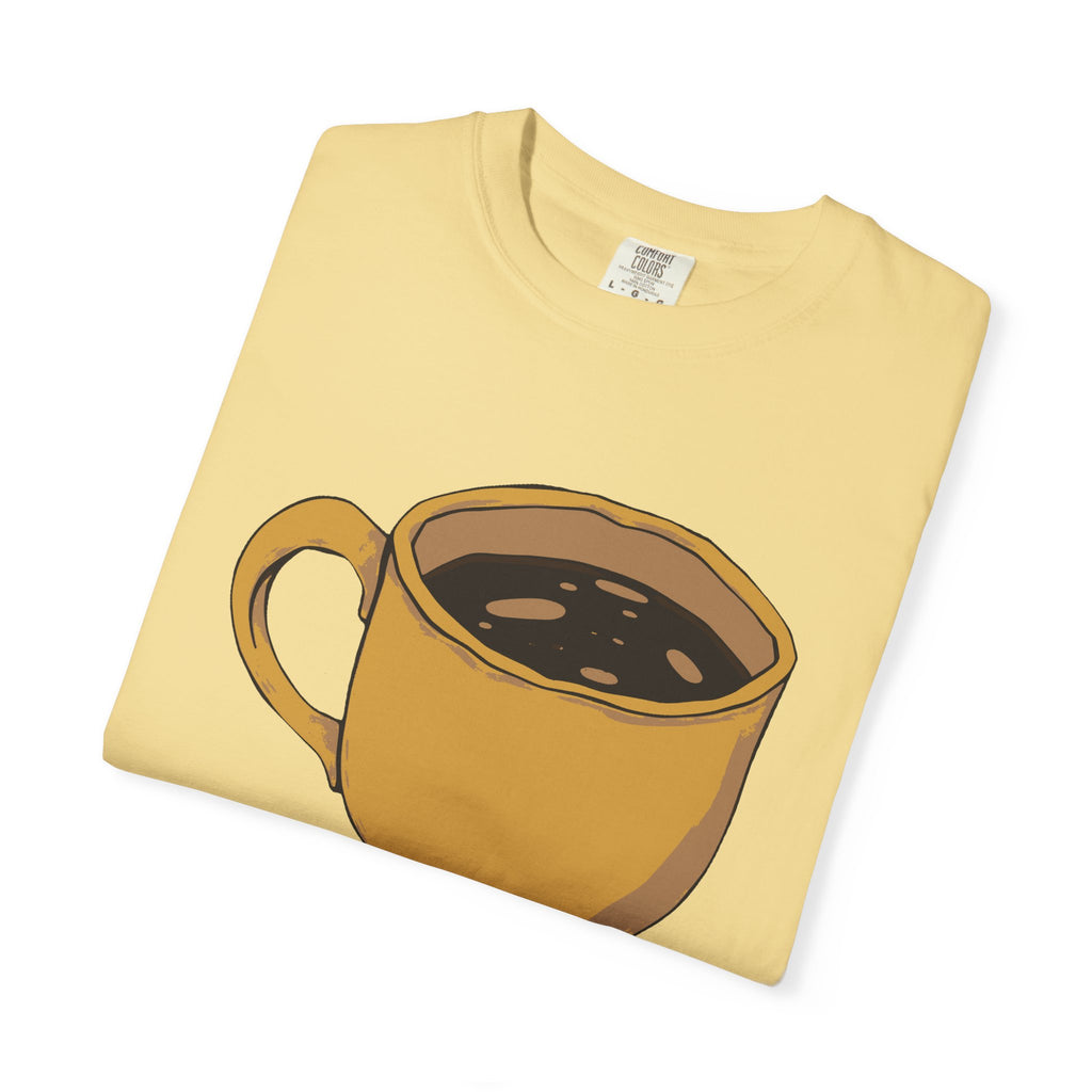 Coffee Lover Shirt - Strong Coffee Quiet Mornings Tee