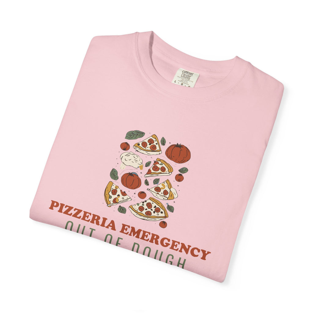 Pizza Lover Shirt - Pizzeria Emergency Out of Dough and Tomatoes Tee