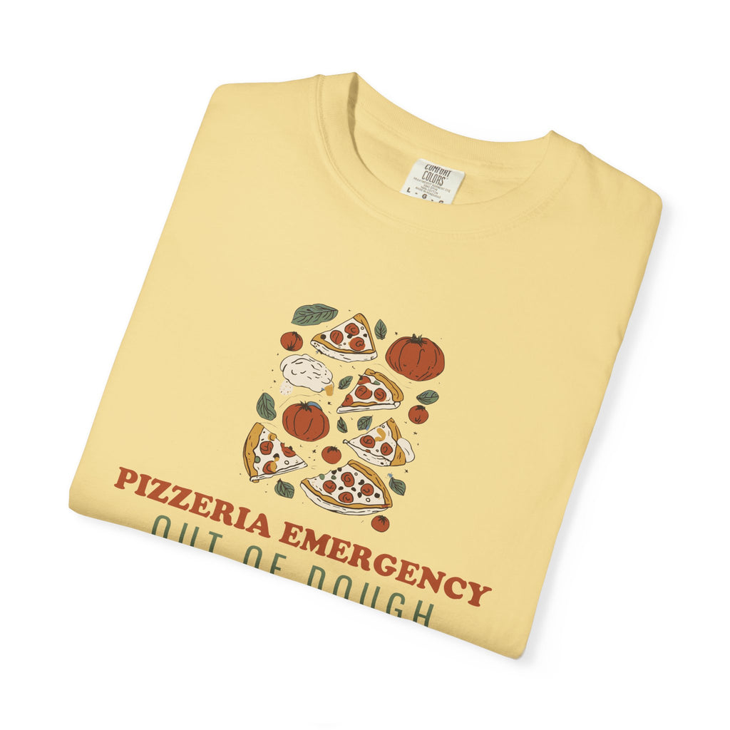Pizza Lover Shirt - Pizzeria Emergency Out of Dough and Tomatoes Tee