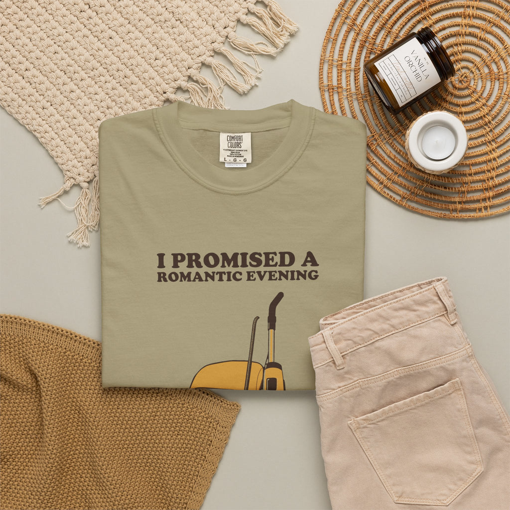 Gift Shirt - I Promised a Romantic Evening so I Vacuumed