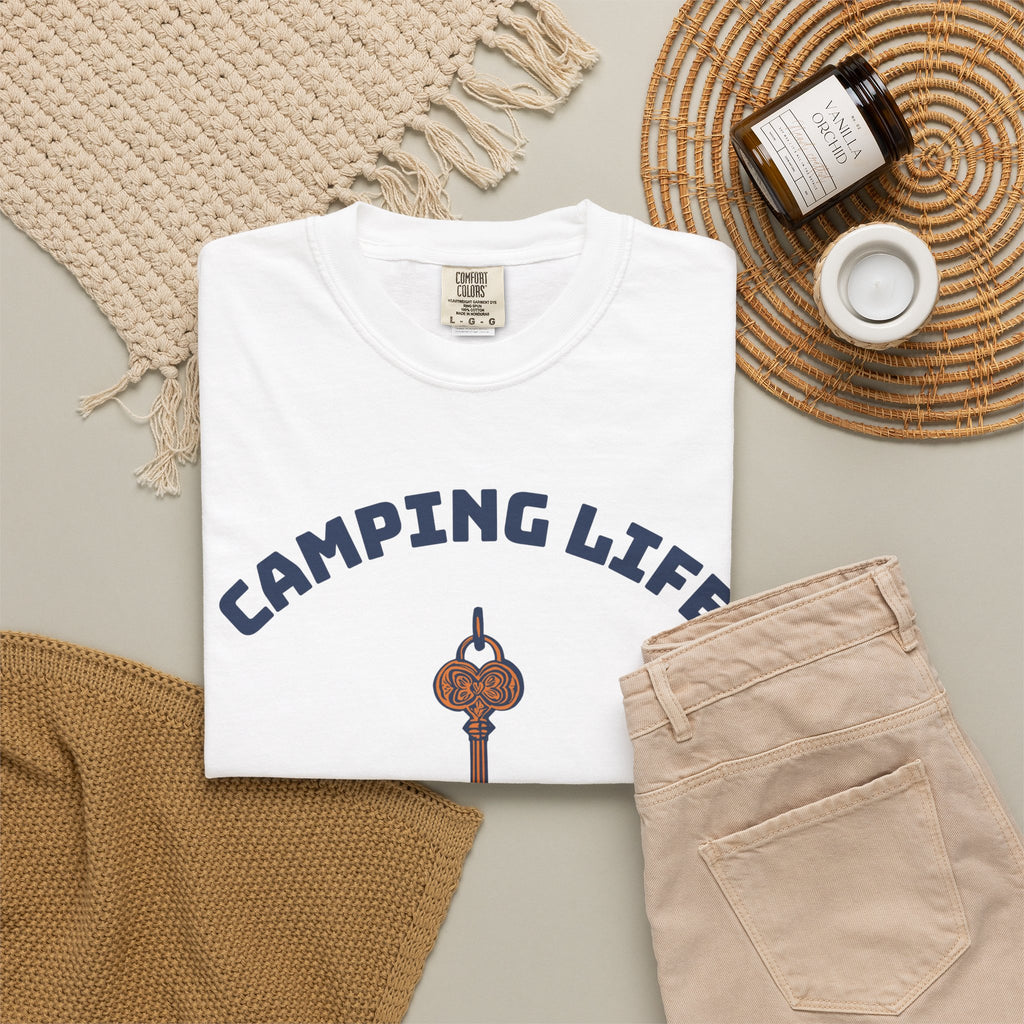 Glamper Gift Shirt - Camping Life Except I'm in a Hotel Tee