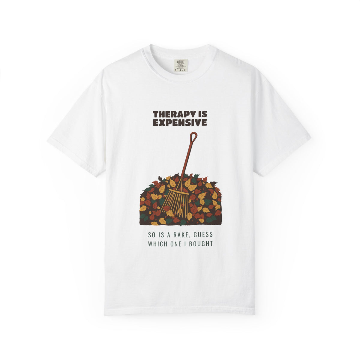Men's Reluctant Gardener Fall Shirt - Therapy is Expensive Tee |