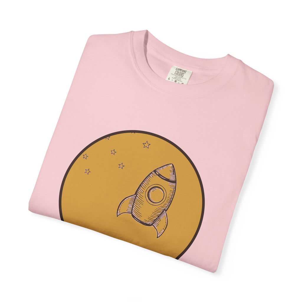Stargazer Rocket Shirt - Looking Past The Clouds Space Lover Tee