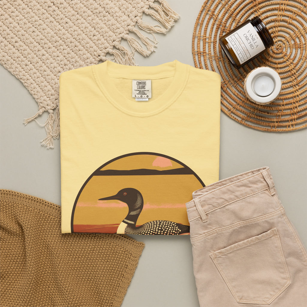 Lake Life Gift Shirt - Morning Loon Tee