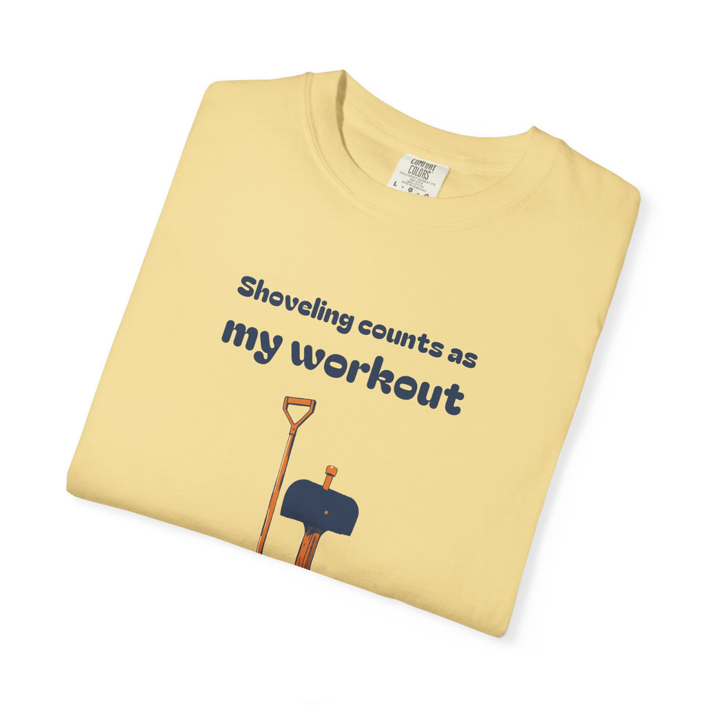 Winter Dad Gift Shirt - Shoveling Counts as My Workout Tee