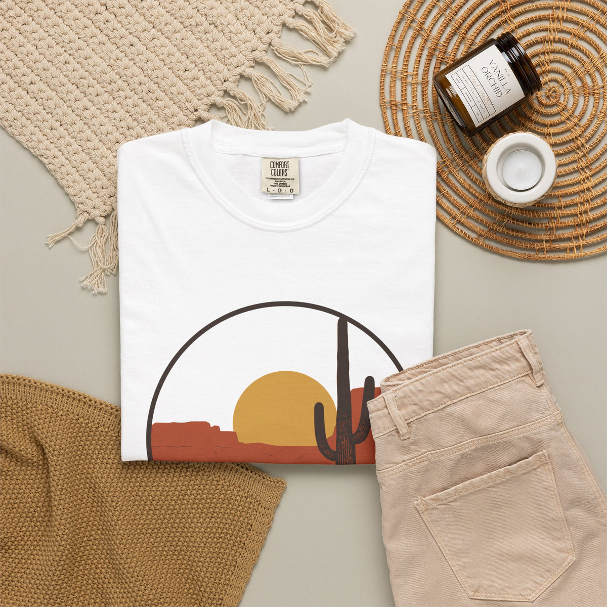 Minimalist Landscape Lover Shirt - Mesa Line Tee