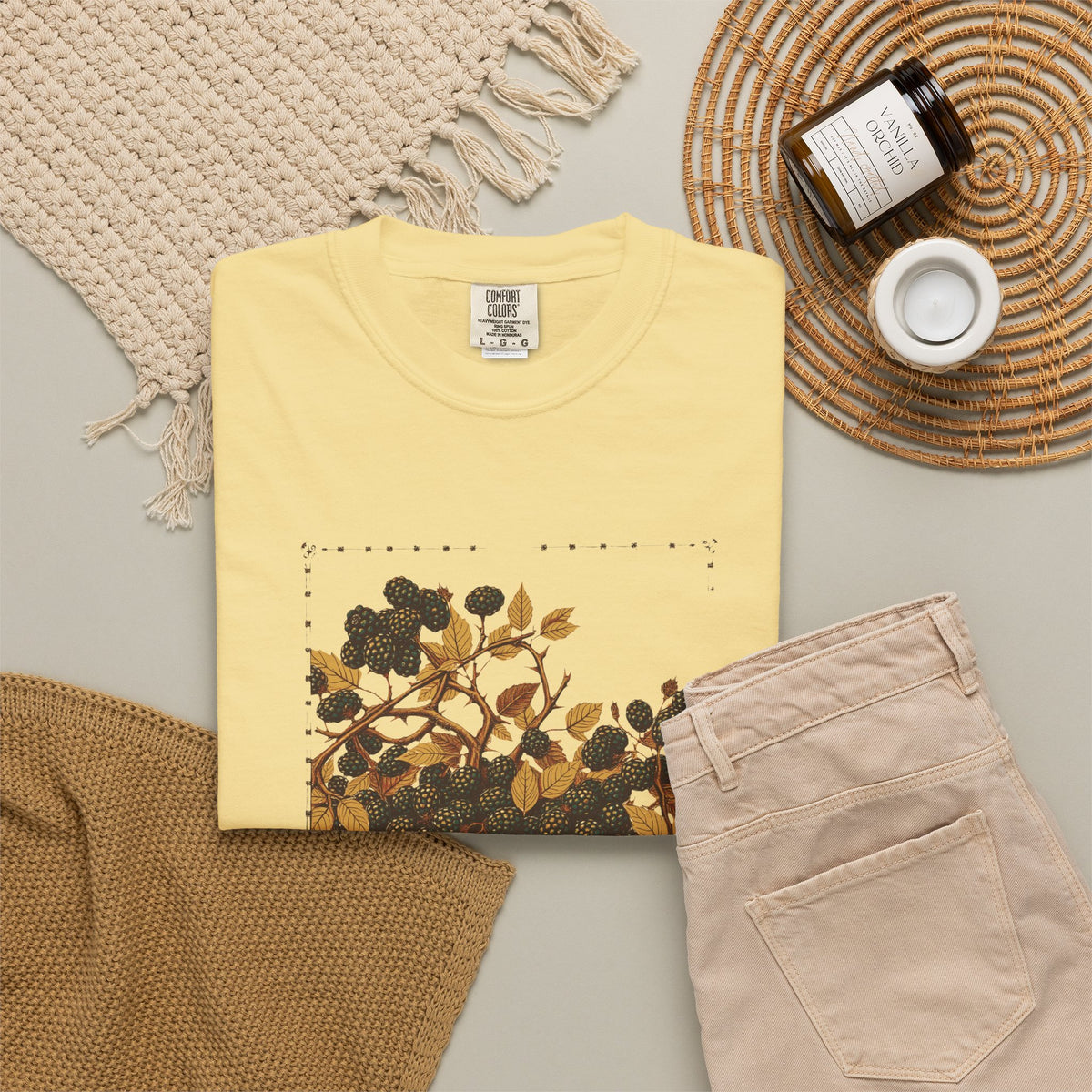 Botanical Lover Shirt - Blackberry Bramble Tee
