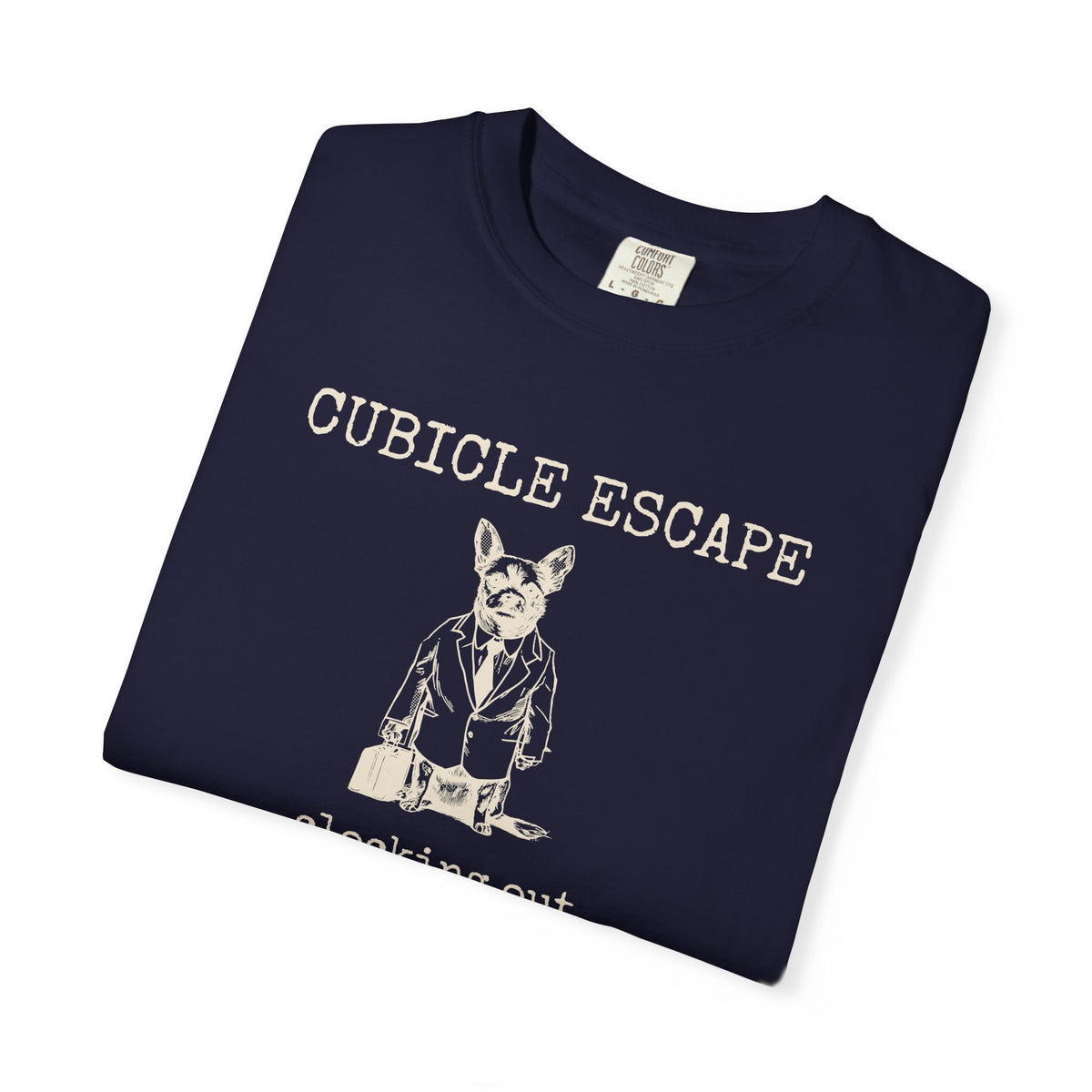 Dog Lover Work Shirt - Cubicle Escape Clocking Out to Walk My Dog