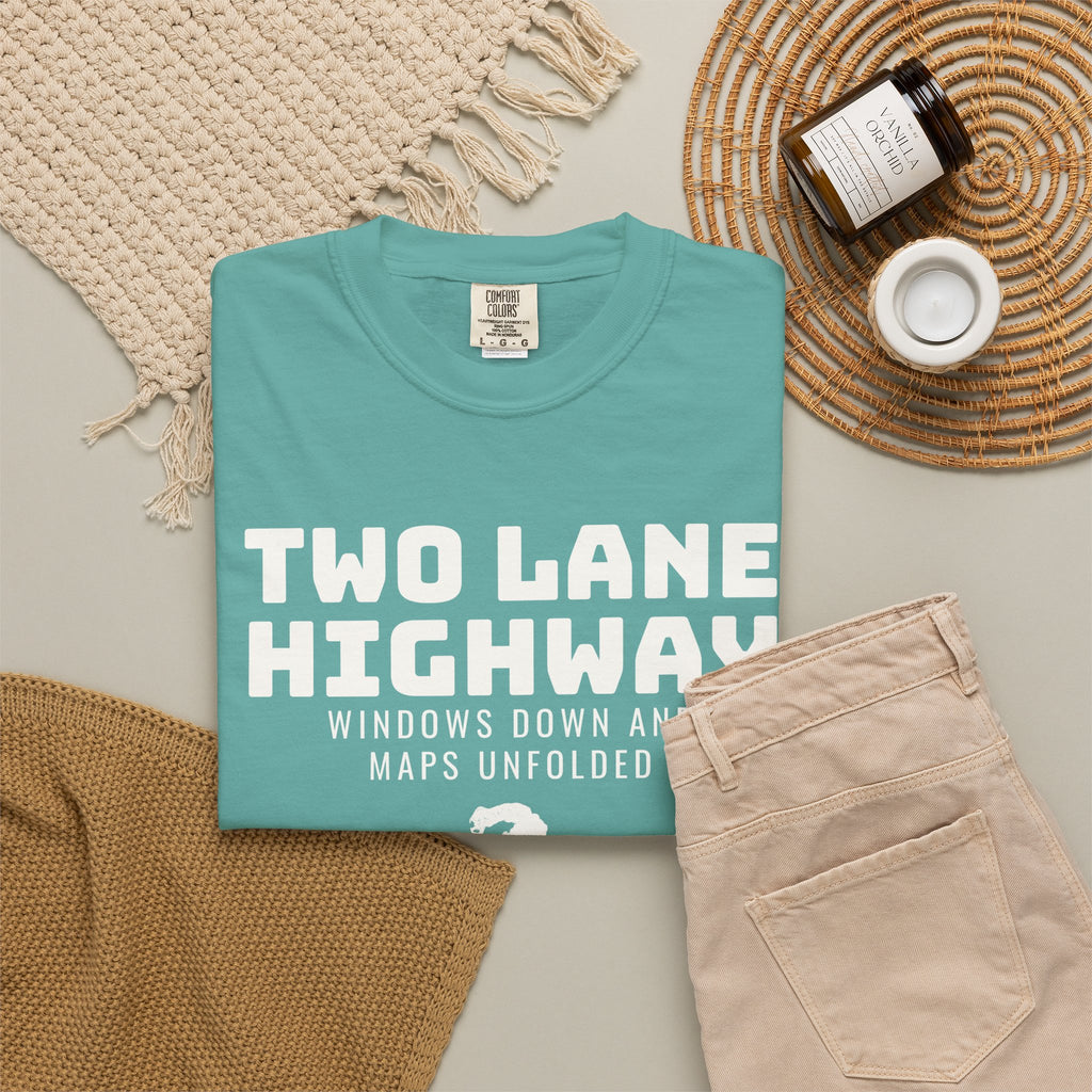 Lover Shirt - Two Lane Highway Windows Down and Maps Unfolded